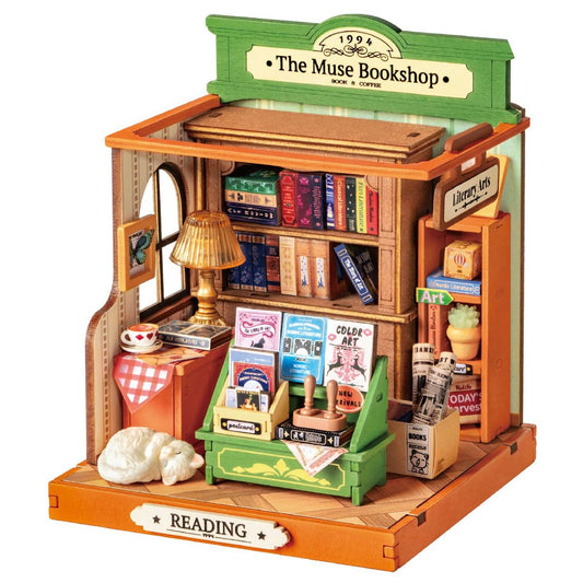 The Muse Bookshop DS040  DIY Miniature