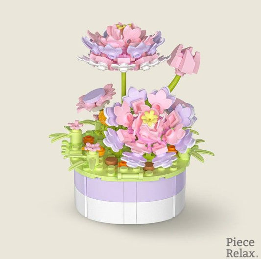 Lotus - Mini Bricks Potted Flower