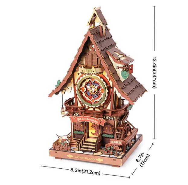 ROKR 3D Wooden Puzzle, Cuckoo Clock