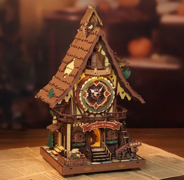 ROKR 3D Wooden Puzzle, Cuckoo Clock