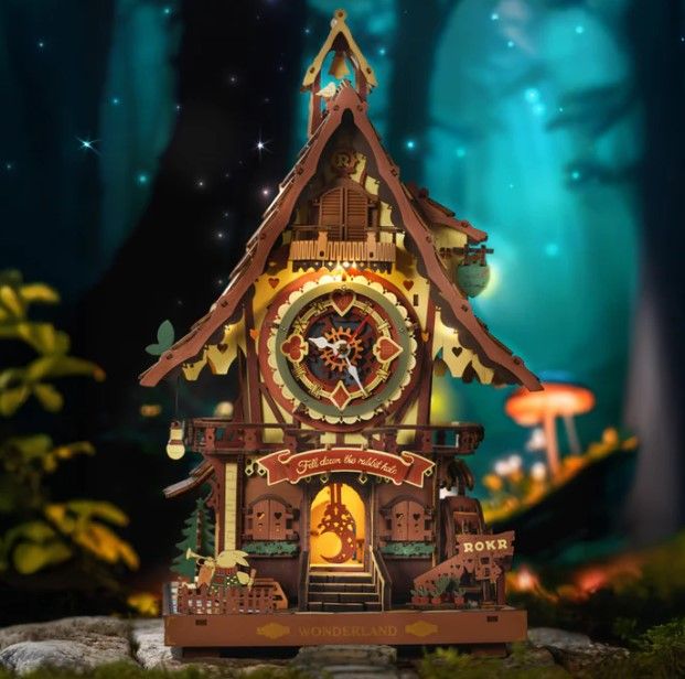 ROKR 3D Wooden Puzzle, Cuckoo Clock