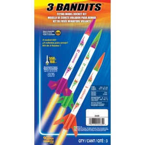 3 Bandits Model Rocket Kit - Estes 2435