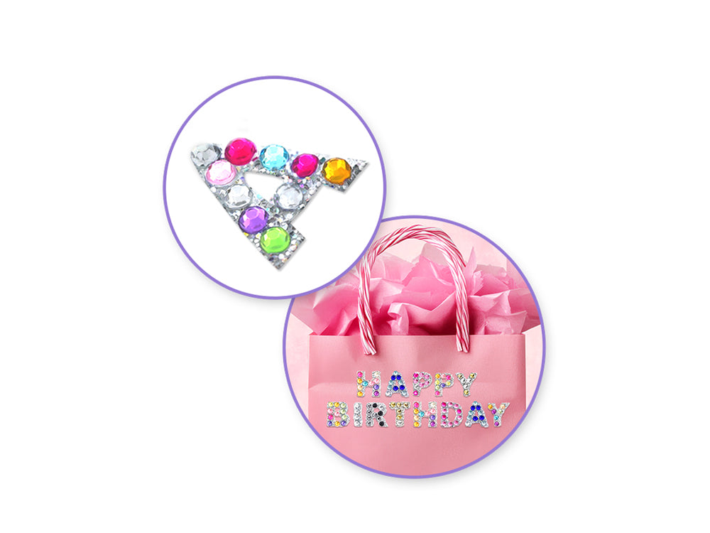 GemCraft Sticker: 3.3"x 7.8" Alpha Gems 84pc 10mm  Multi colour