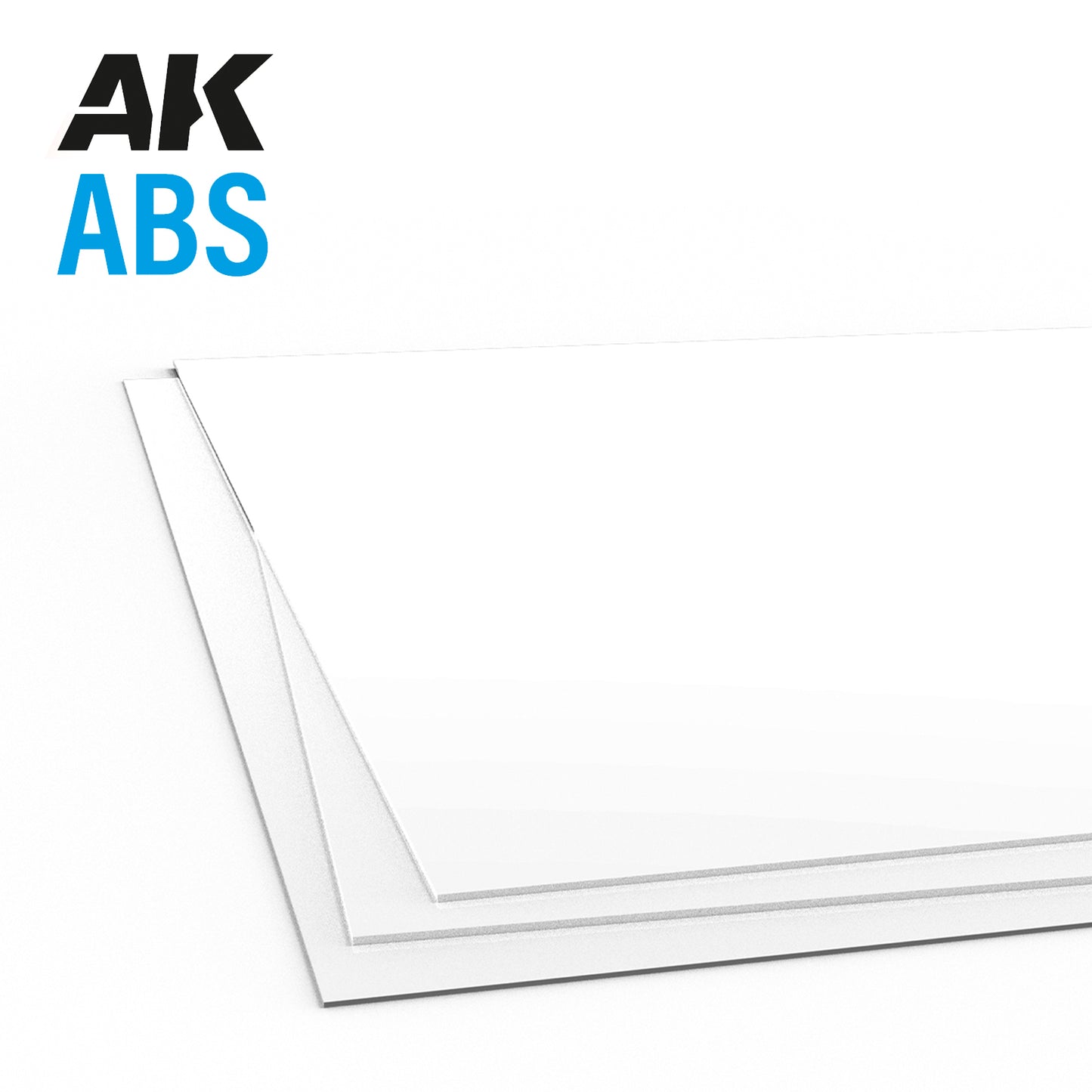 AK Interactive ABS Sheet - 0.7mm thickness x 245 x 195mm x 2 units