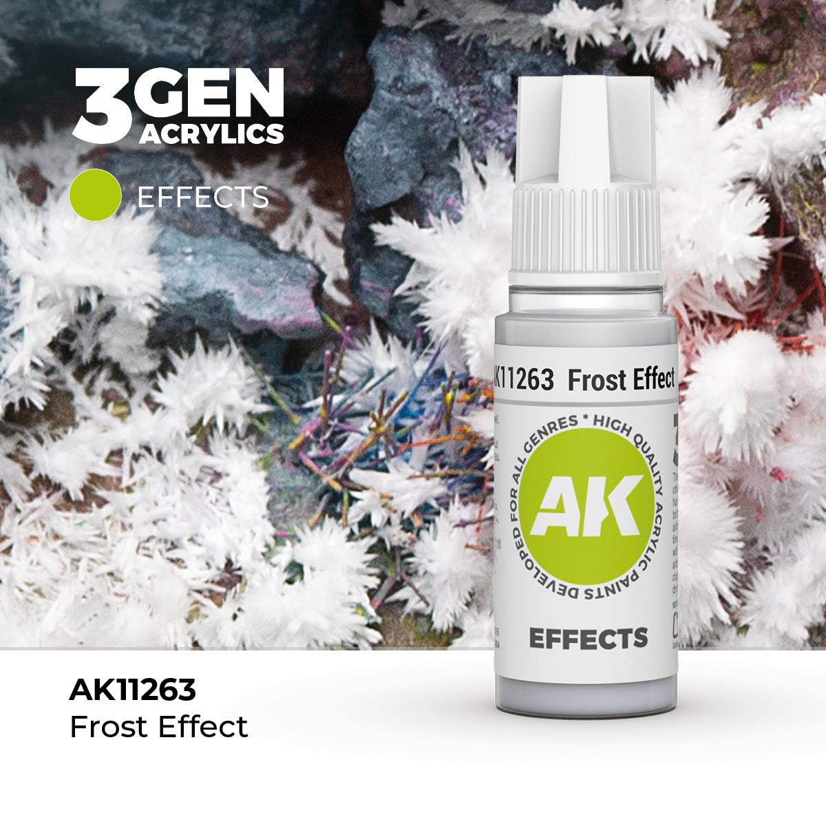 AK Interactive 3G Acrylic Frost Effect 17 ml.