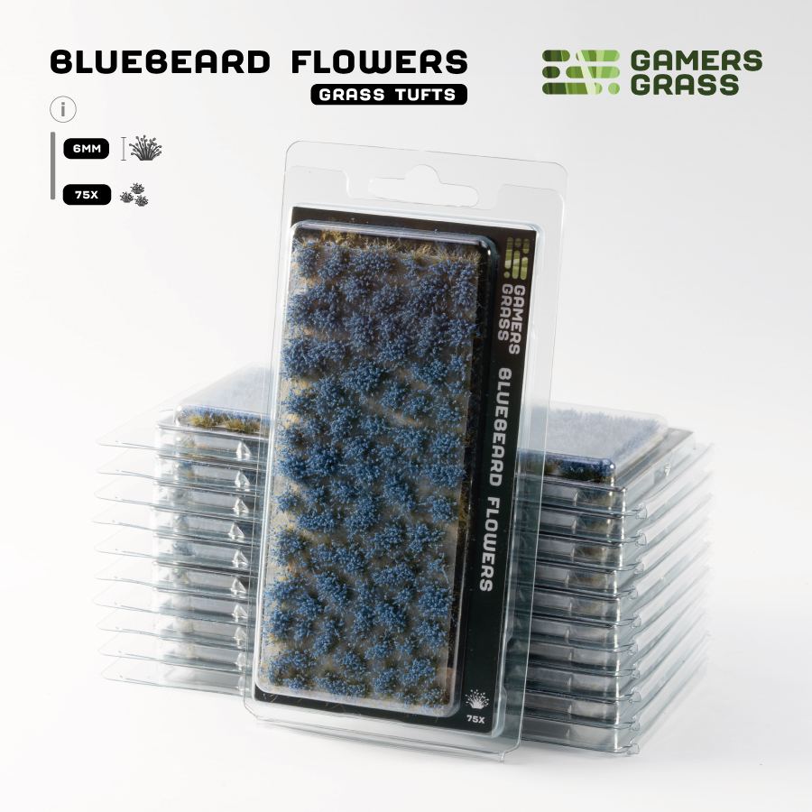 Gamers Grass Bluebeard Flowers