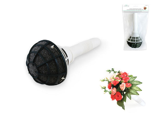 A Brides Wish: Floral Foam Bouquet Holder- Dry 7.5" Straight