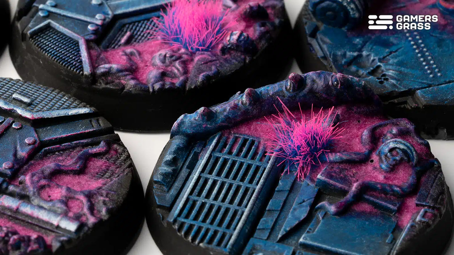 Gamers Grass Battle Ready Bases - Alien Infestation - Round 40mm (x5)