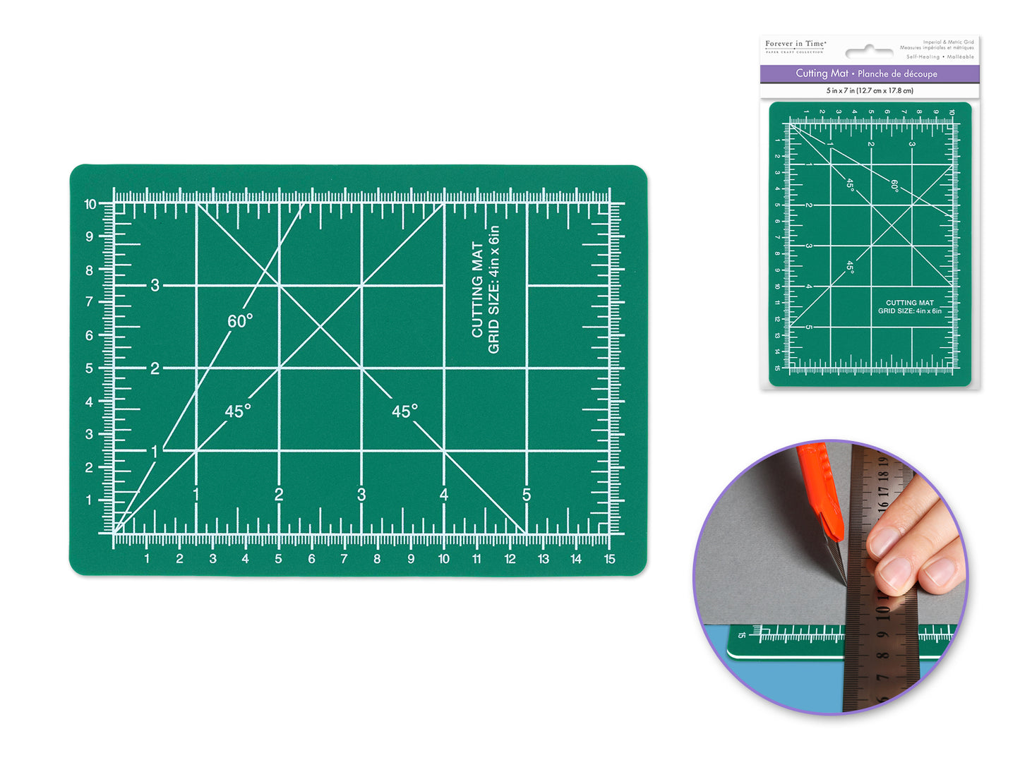 Paper Craft Essential: 5"x7" Cutting Mat w/Grids