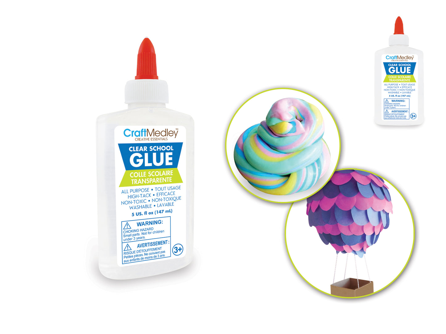 Craft Medley: 175g (5oz) Washable All-Purpose Clear School Glue