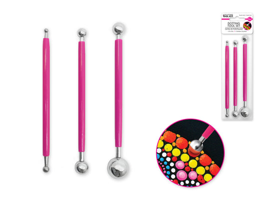 Crafter's Toolkit: Dotting Tool Set 3pc Asst