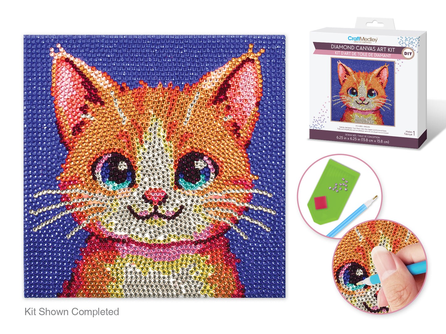 Craft Medley Kit: DIY Diamond Painting Kit