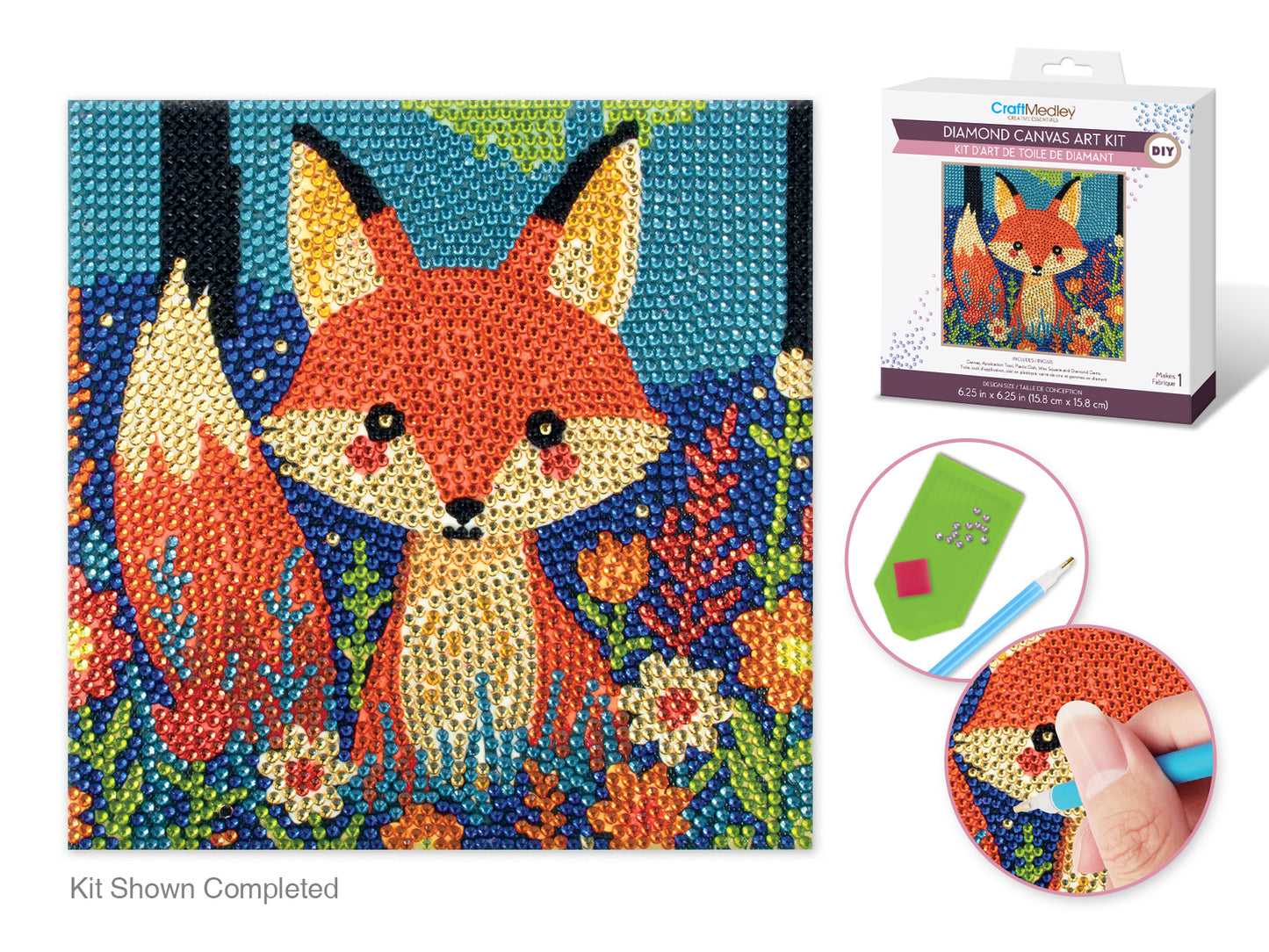 Craft Medley Kit: DIY Diamond Painting Kit