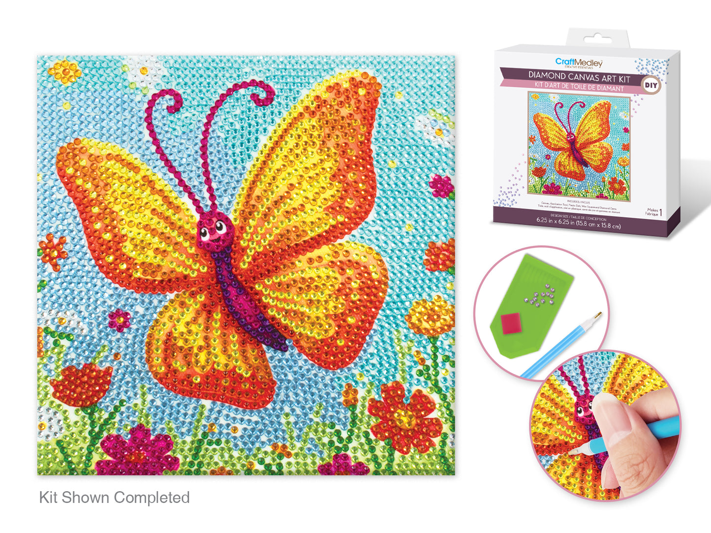 Craft Medley Kit: DIY Diamond Painting Kit