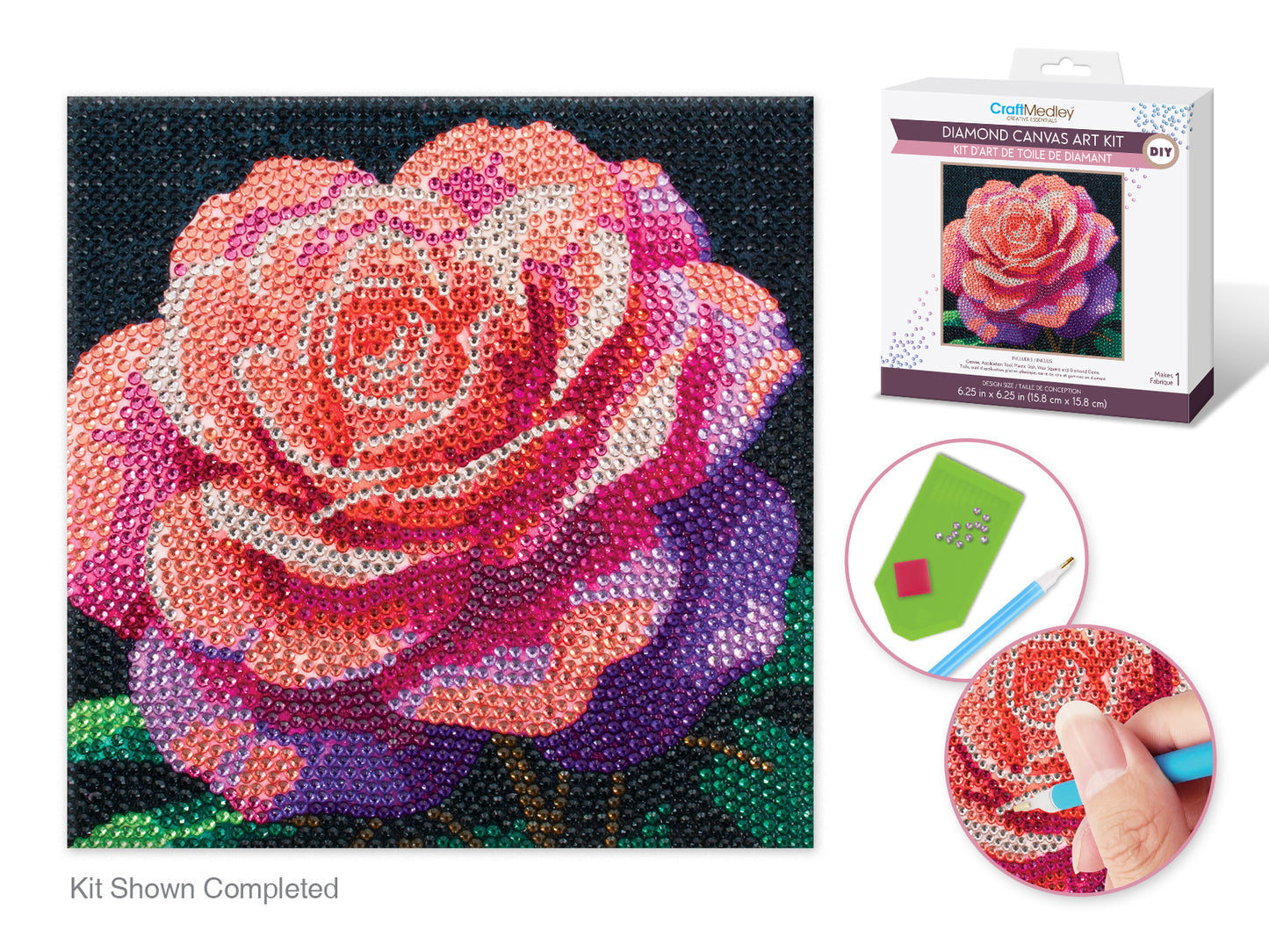 Craft Medley Kit: DIY Diamond Painting Kit