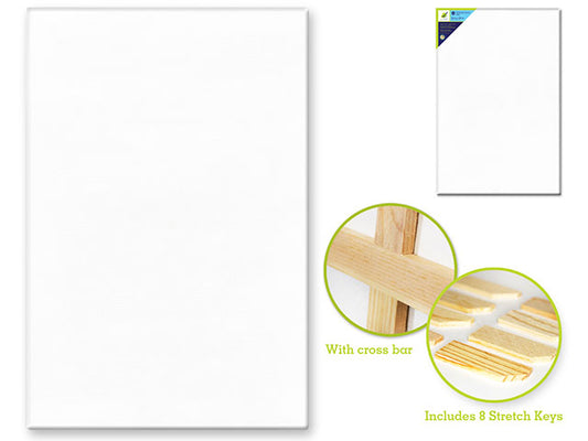 Stretch Artist Canvas: Rect. 24"x36" Primed Back-Stapled