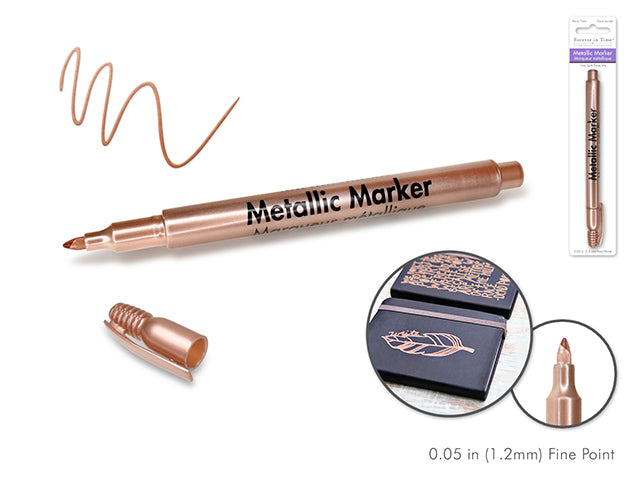 Metallic Marker: 1.2mm Fine Point Copper