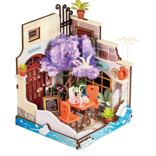 Sea Holiday Restaurant DS039 DIY Dollhouse Miniatures Kit