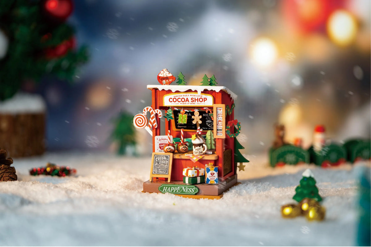 ROKR 3D Wooden Puzzle, Cocoa Shop