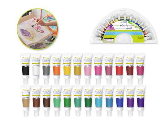 Color Factory: 288ml Premium Watercolor Paint Set 24x12ml Tubes