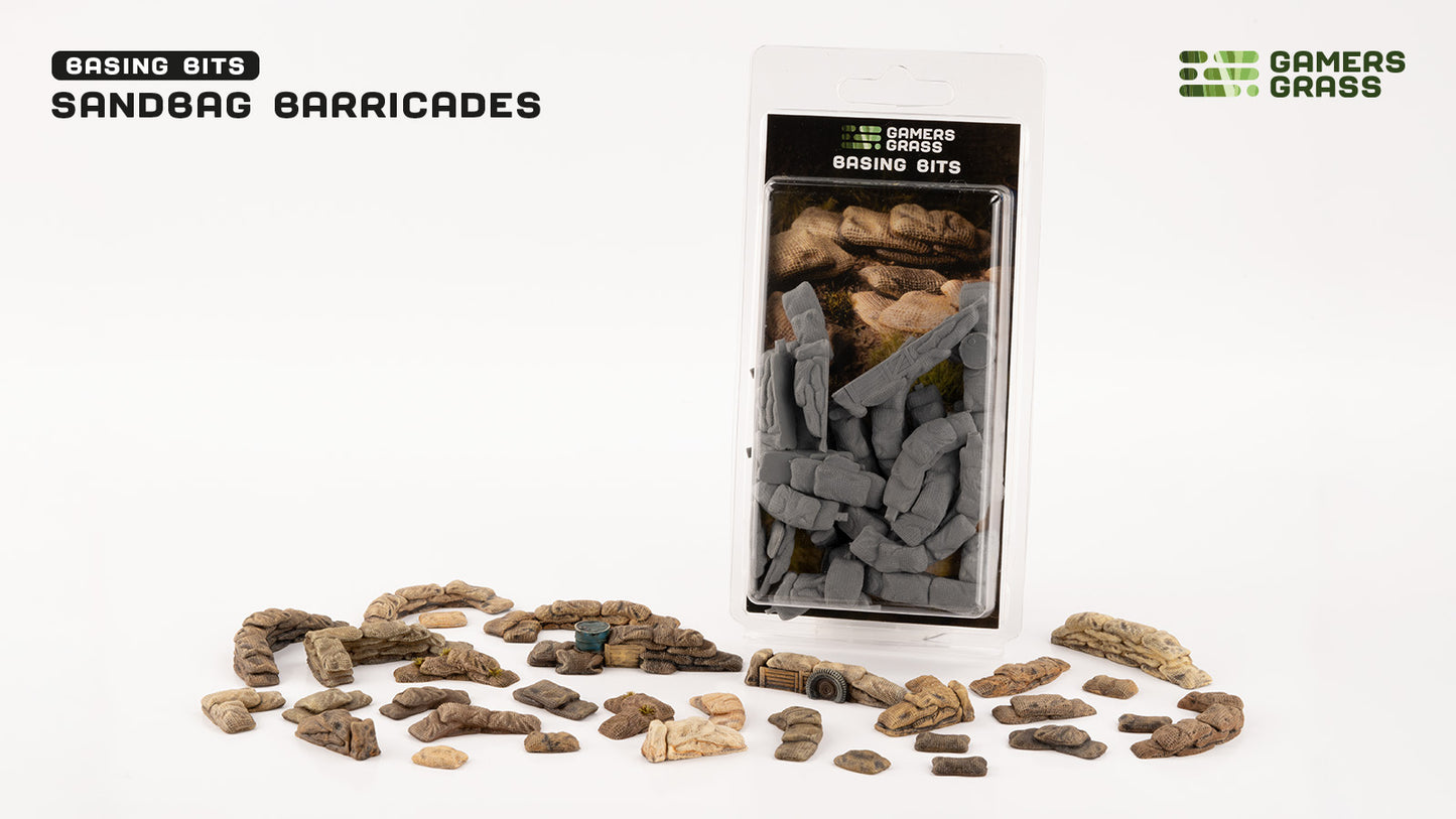 Gamers Grass Sandbag Barricades