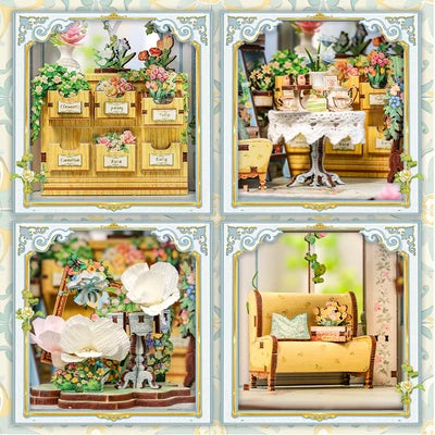 CUTEBEE DIY Miniature House  Windsor Flower House