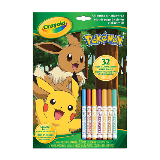 Crayola - Colouring & activity pad, Pokémon