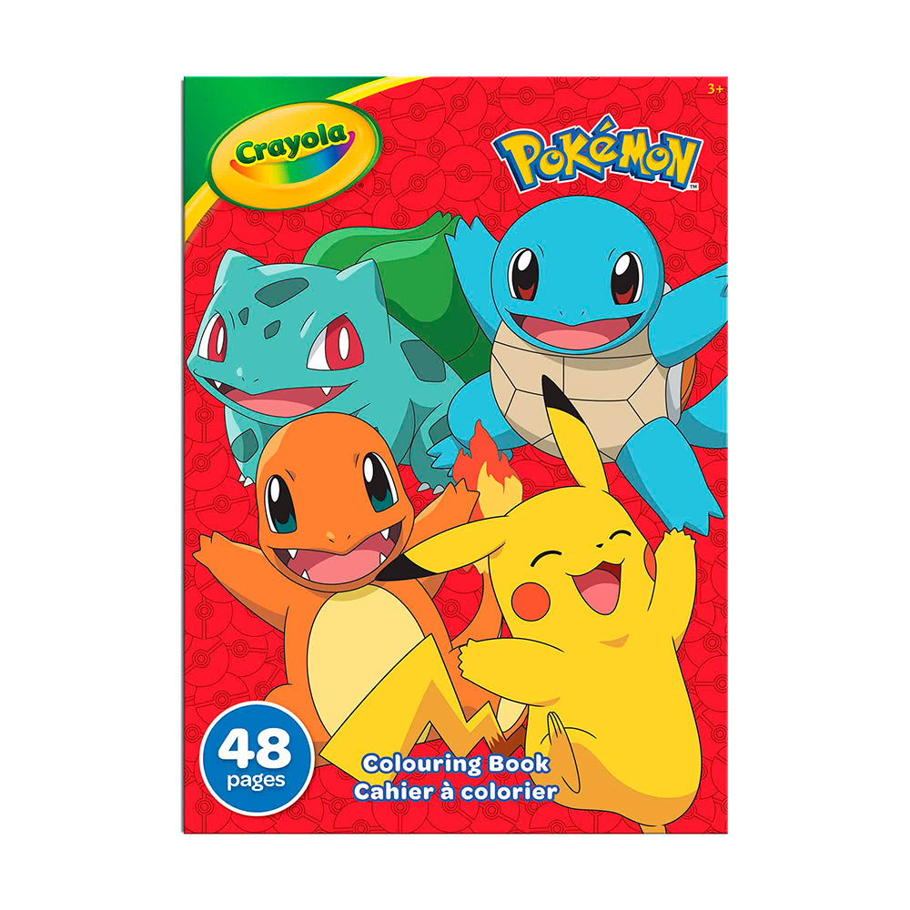 Crayola - Pokémon colouring book - 48 pages