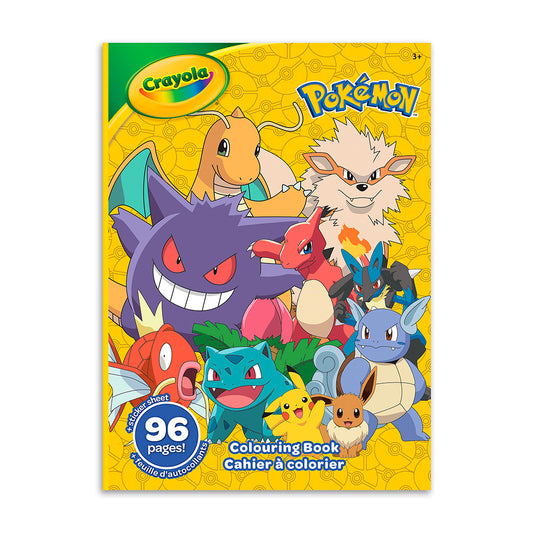 Crayola - 96 pages Licensed Coloring Book - Pokémon