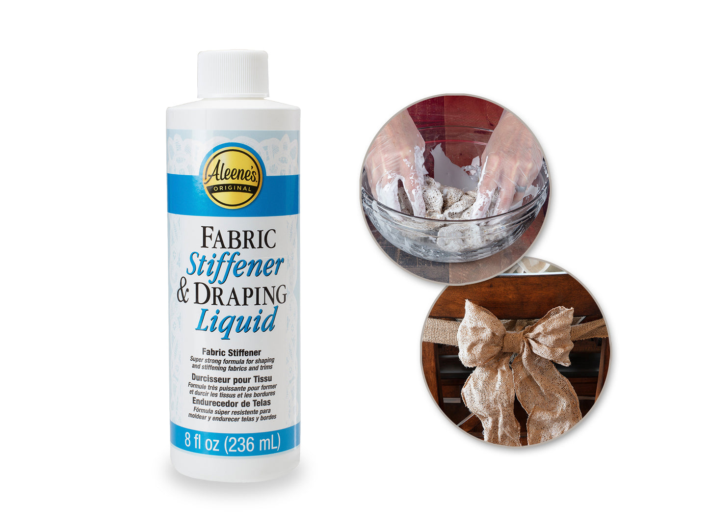 Aleene's Glue: 8 fl oz Fabric Stiffener & Draping Liquid