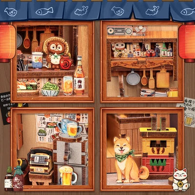 CUTEBEE DIY Miniature House Choshi no Shitamachi
