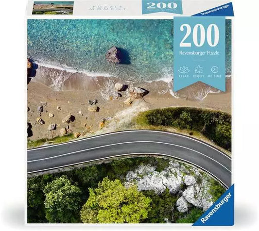 Jigsaw Puzzle Puzzle Moments: Beachroad - 200 Pieces