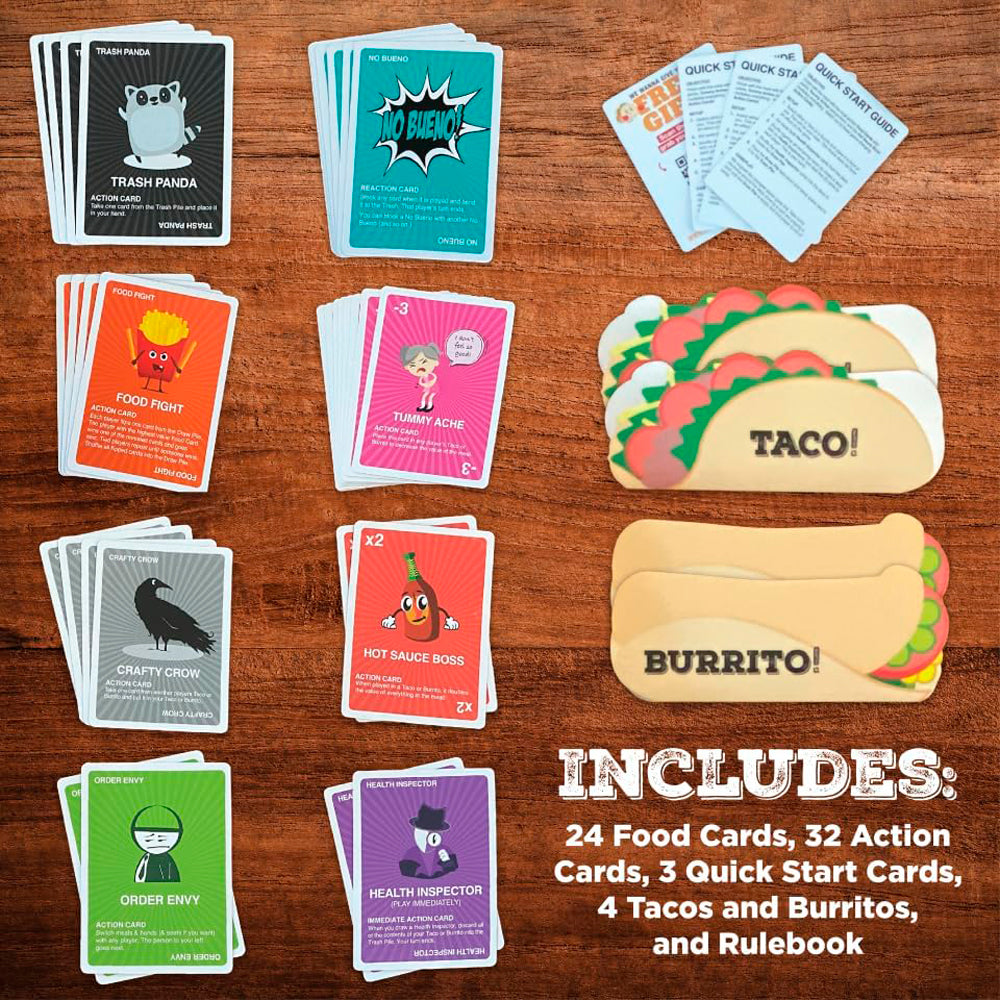 Taco vs Burrito Card Game
