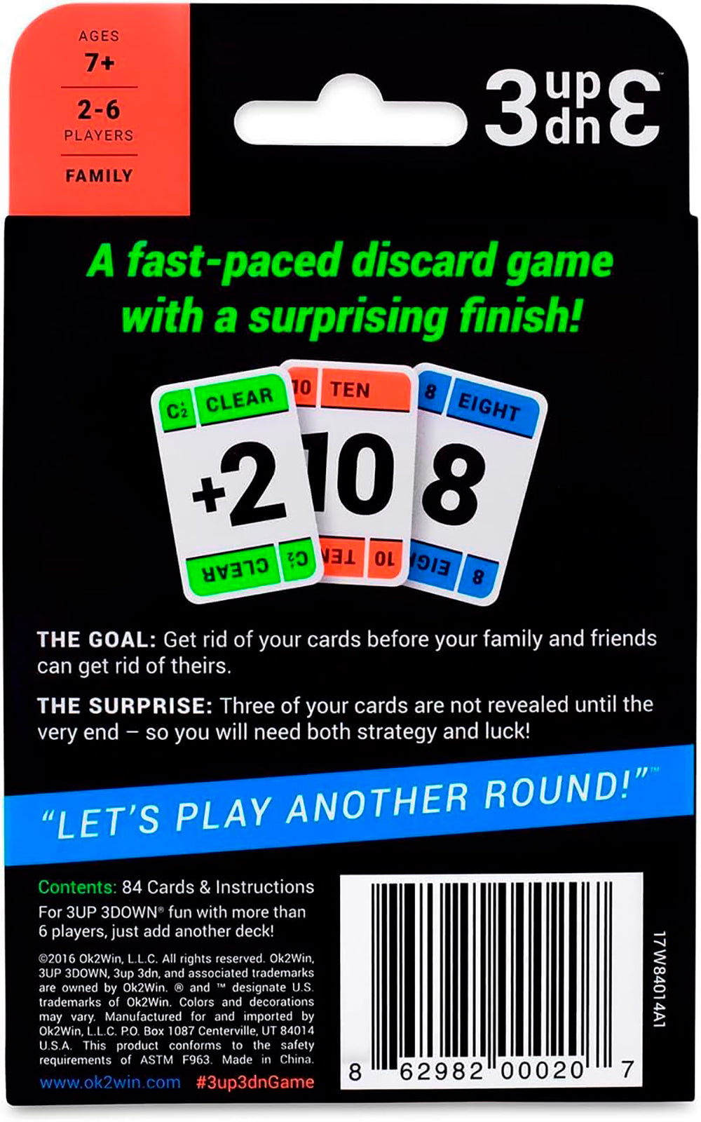 3 Up 3 Down Card Game