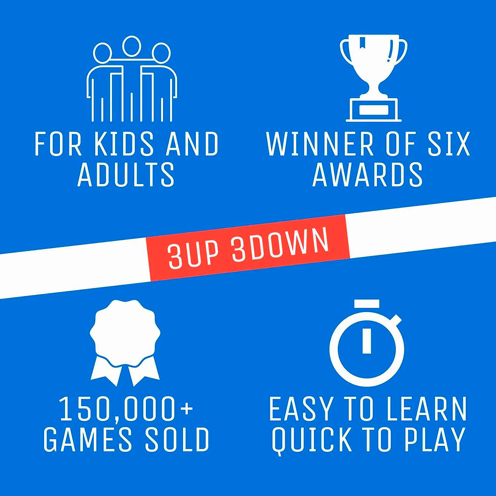 3 Up 3 Down Card Game