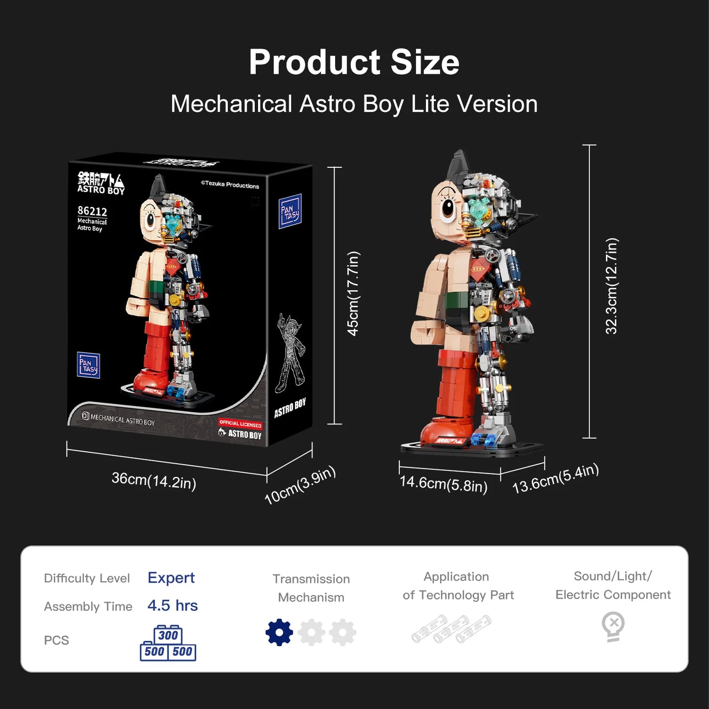 Pantasy 86203 Astro Boy - Astro Boy Mechanical Clear
