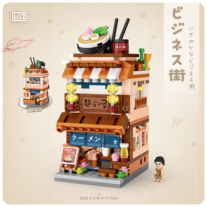 Ramen Noodle Shop | LOZ 1654 Building Bricks Mini Street