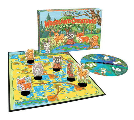 Woodland Creatures Snakes and Ladders