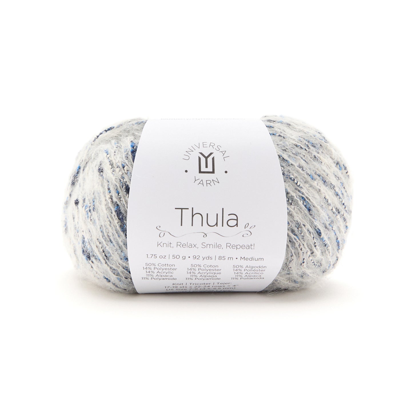 UNIVERSAL Thula #1805 Yarn - 50g - Medium Weight 4 - 85m (92yds) - Blueberry