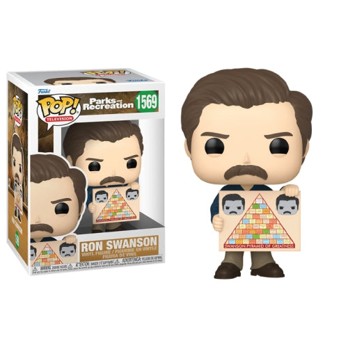 Funko Pop Television Parks and Recreation Vinyl Figure Ron Swanson #1569