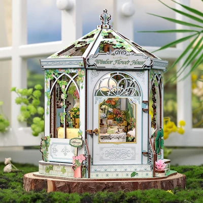 CUTEBEE DIY Miniature House  Windsor Flower House