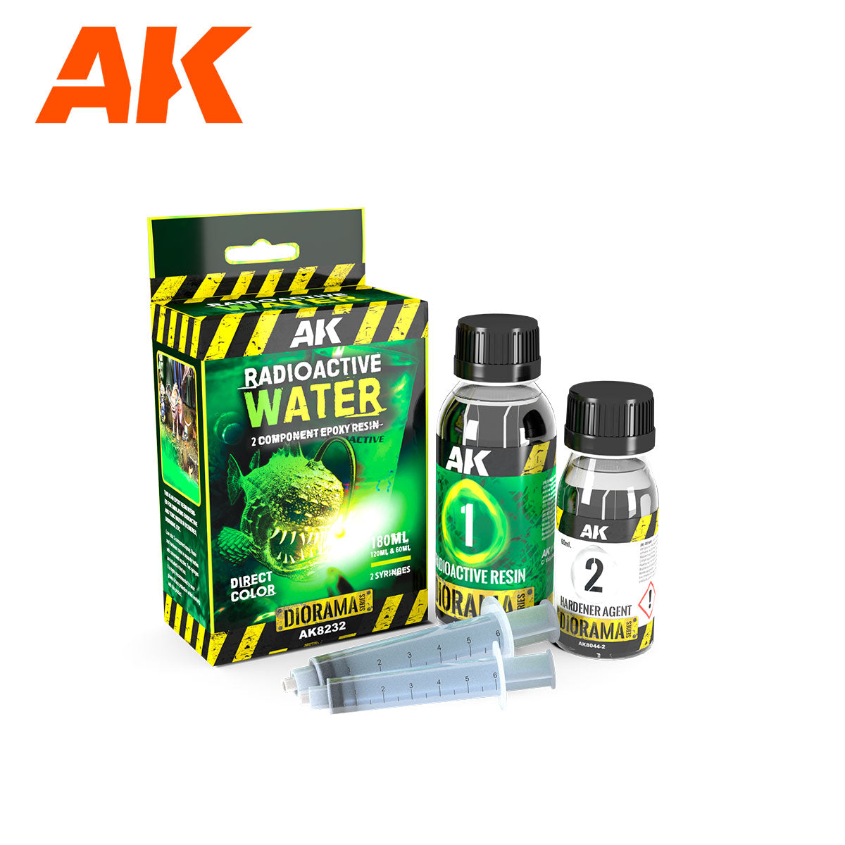 RESIN RADIOACTIVE WATER – 2 components epoxy resin 180ML
