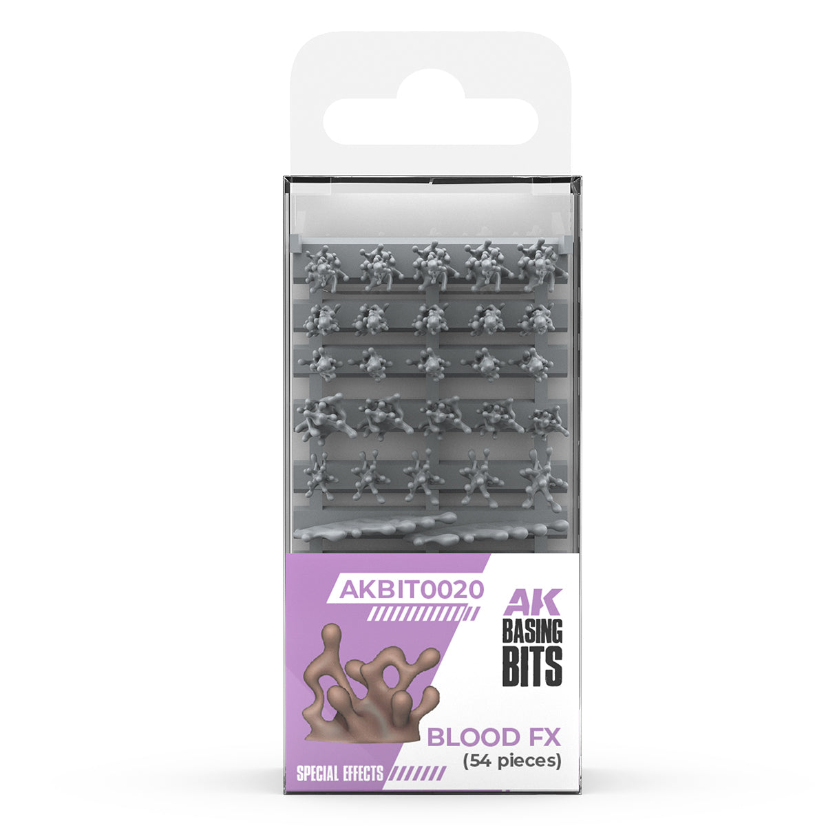 AK Interactive Blood FX - Basing Bits (54 Pieces)