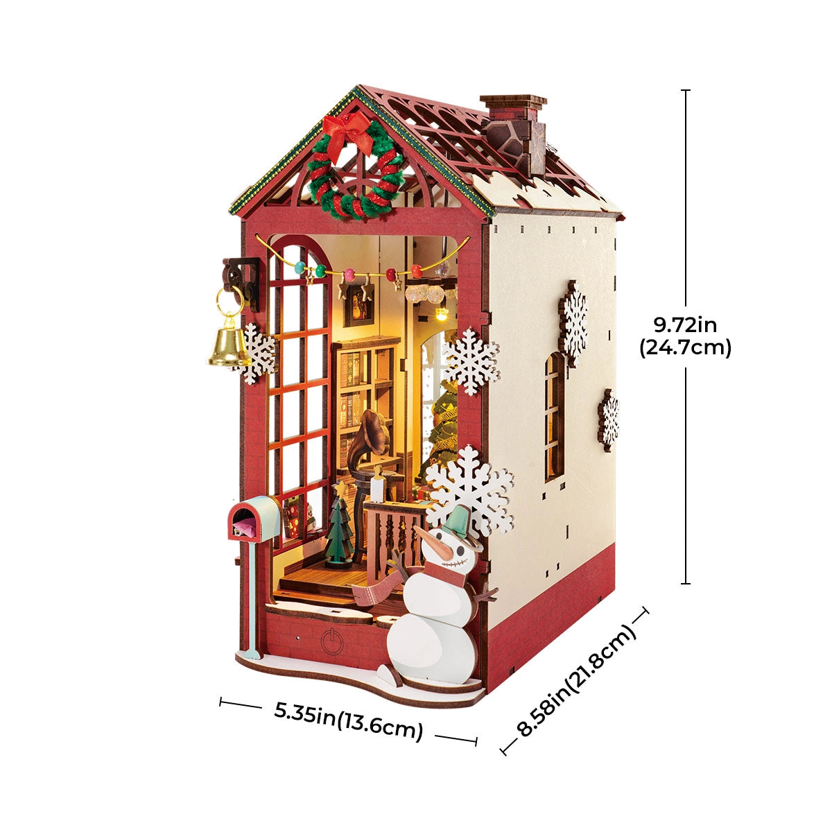 Rolife DIY Book Nook Kit - Christmas Indoor Scene TGC07