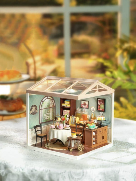 Sweet Sips Tea DW011 Rolife Super Creator DIY Stackable Dollhouse Miniatures Kit