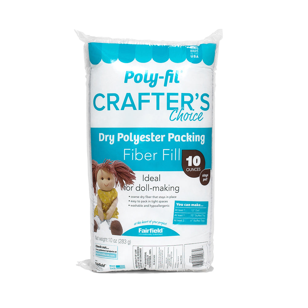 FAIRFIELD Crafter’s Choice® Dry Packing Fiber Fill - 283g (10 oz) bag