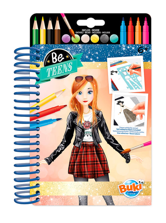 Buki Be Teens Fashion Sketchbook - Rock Outfit
