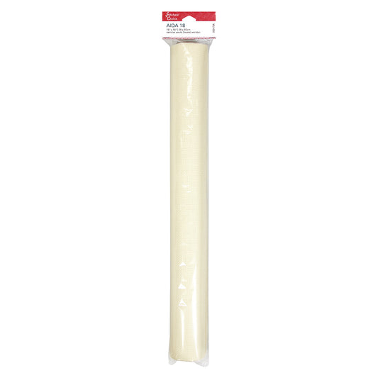 STITCHERS' CHOICE Cotton 18ct Aida 38.1 x 45.7 cm (15″ x 18″) - Antique White