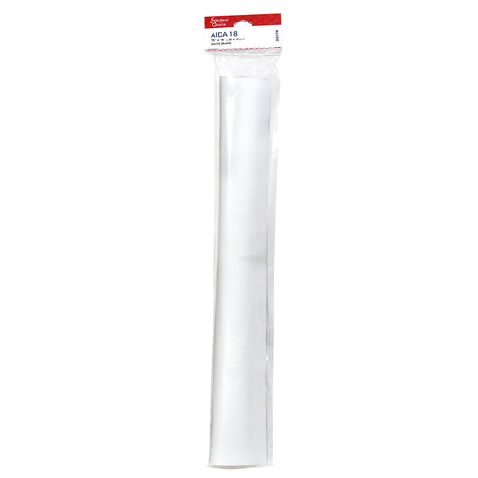 STITCHERS' CHOICE Cotton 18ct Aida 38.1 x 45.7 cm (15″ x 18″) - White