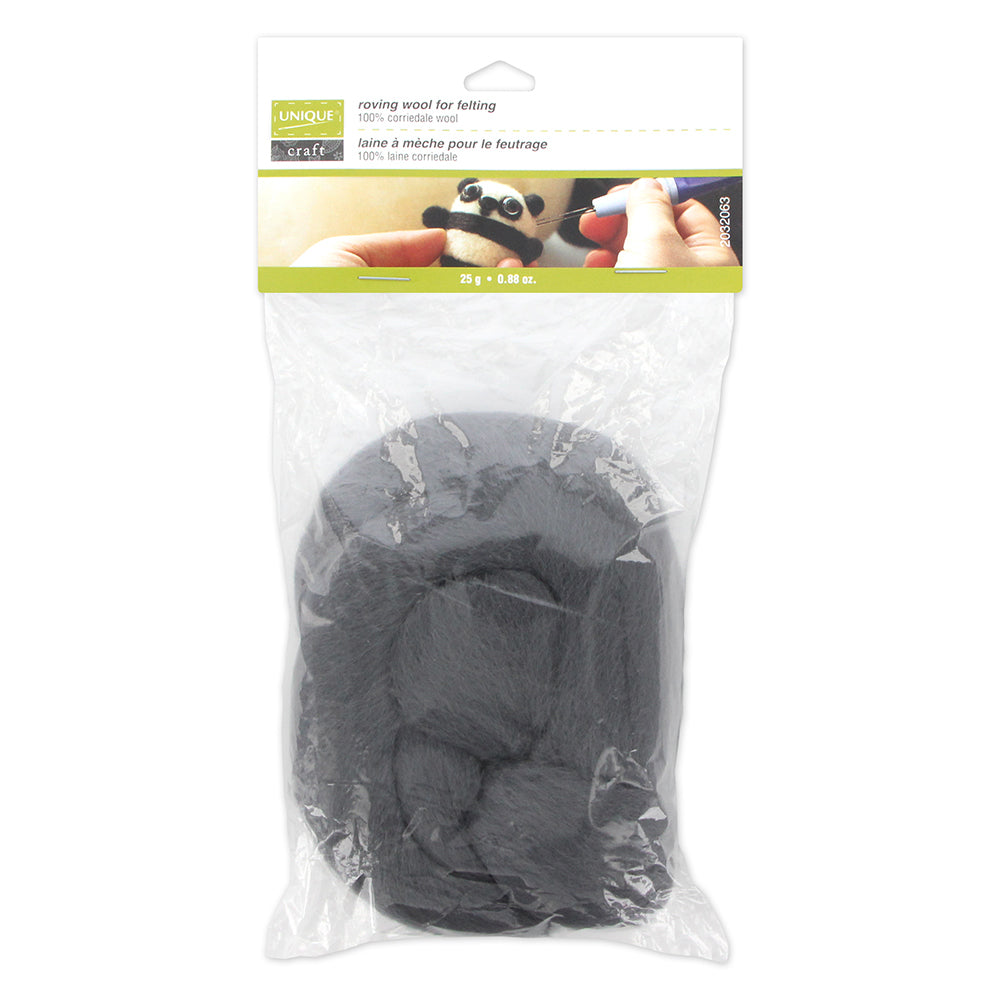 UNIQUE CRAFT Roving Wool - 25g